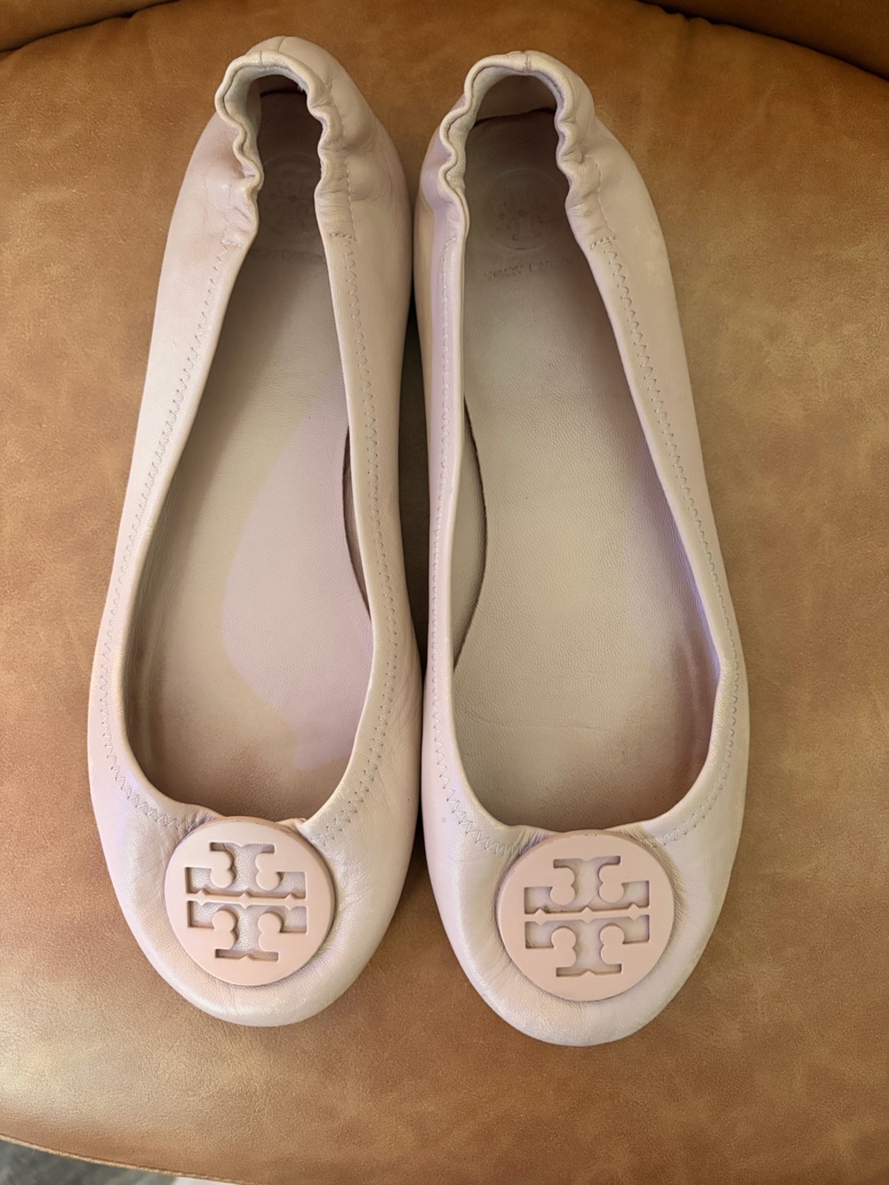 Tory Burch Women’s Leather Reva Ballet Flats